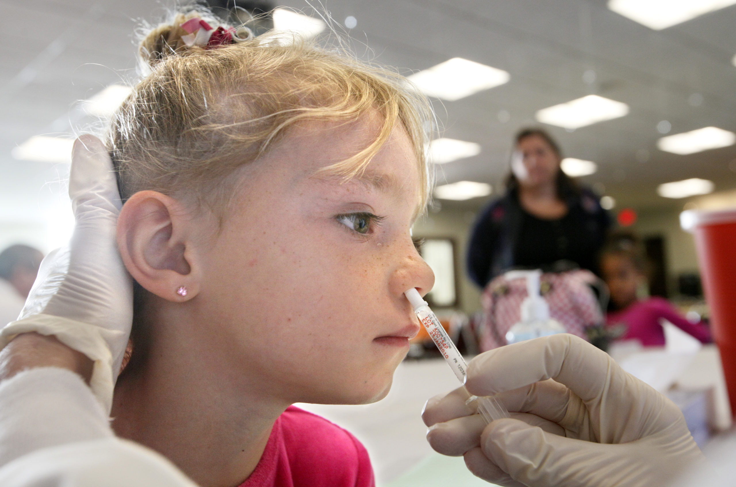 Julie Grasso gets a swine flu vaccination in October 2009 at the Tabernacle Missionary Baptist Church in West Palm Beach. The swine flu killed 230 Floridians and inundated the state’s five laboratories, laying bare weaknesses and prompting warnings that Florida needed to boost epidemic preparedness.